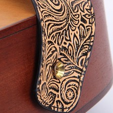 Guitar Shoulder Strap Comfortable Banjo Belt Soft Adjustable Flower Pattern