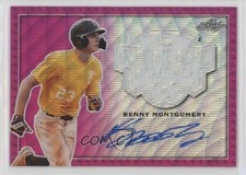 2020 Leaf Perfect Game National Showcase Pink Wave 6/6 Benny Montgomery Auto nd3