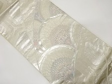 7432660: JAPANESE KIMONO JAPANESE FUKURO OBI / WOVEN CLASSICAL PATTERN