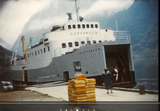 NORWAY NORWEGIAN SHIP CAR FERRY BOAT TRIP TOUR 8MM HOME Movie Film Reel C737