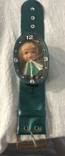 Rare 1967 Mego Maddie Mod GoGo Watch w/take out doll Green Band. Hard to find