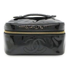 Chanel Coco Mark Patent Leather Vanity Bag