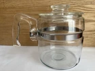 Vtg Pyrex 7756-B Glass 6 Cup Coffee Flameware Percolator Pot & Lid Only Carafe
