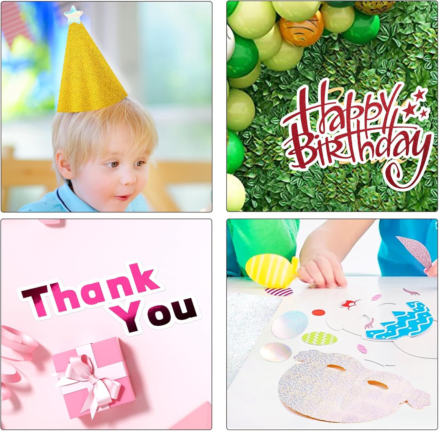 30 Pack Metallic Glitter Cardstock Paper Sheets, 8" X 12" Color Foil Mirror Shim