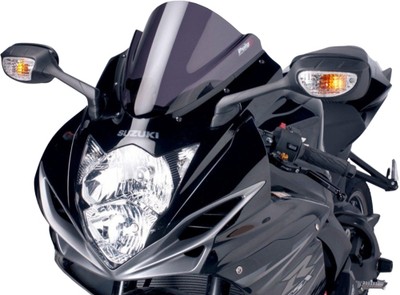 パーツ Puig 5605F RACING-SCREEN GSX-R600/750 PUIG RACING SCREEN DK SMOKE GSX-R600/750 (5605F) Tinted 30