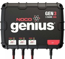 NOCO Genius GEN3 30 Amp 3-Bank on-Board Batte...