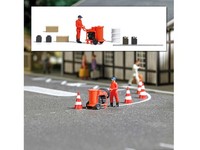Busch 7806 Action Set StraßEnmarkierungsmaschine Mit Figur H0 1:87 Neu