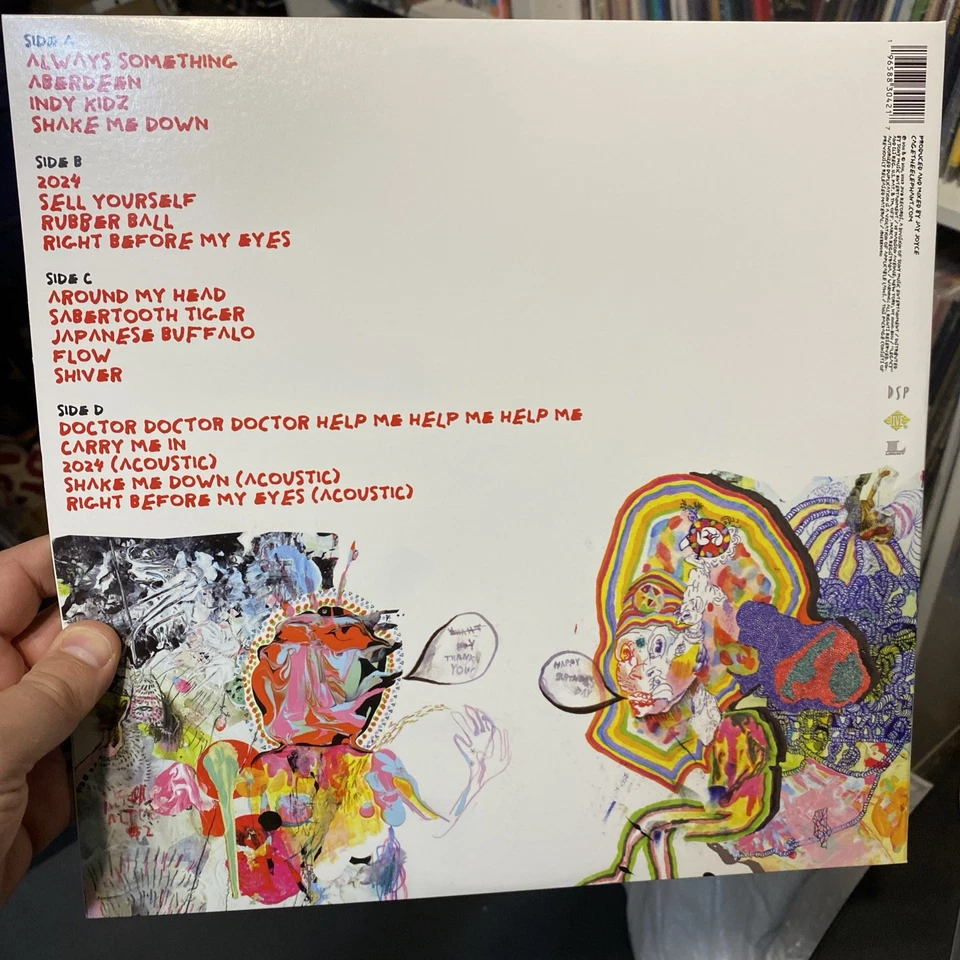 CAGE THE ELEPHANT-Thank You Happy Birthday 2xLP Crystal Clear Vinyl RSD Like New - Image 2 of 3