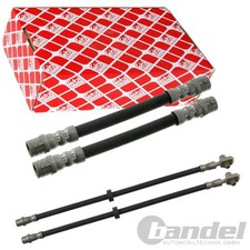 4x FEBI BREMSSCHLAUCH VORNE + HINTEN passend für SEAT AROSA VW LUPO I POLO III