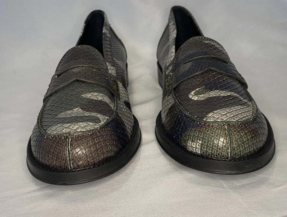 Tod´s - Loafer / Mokassin - Pyton Print Khaki - Gr. 40 / 6,5 / 9 - Bild 3 von 4