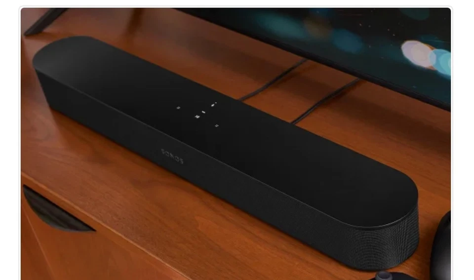 SONOS Beam (Gen 2) Smart Soundbar with Dolby Atmos (Black) BEAM2US1BKHB (SEALED) - Image 3 of 3