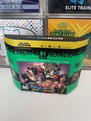 DC Comics Black Adam Hybrid Kapitel 2 Box -VERSIEGELT- 8 Packungen - 58 Karten