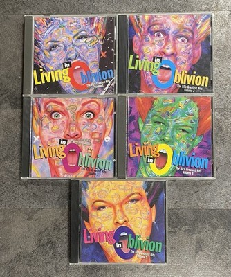 Living In Oblivion The 80's Greatest Hits Volume 1-5 Complete Set CDs
