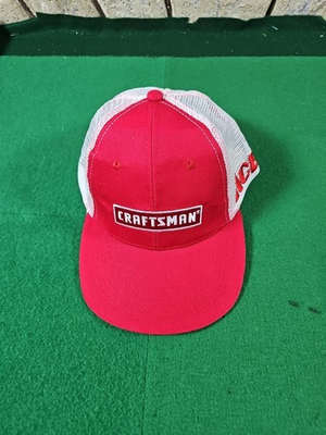 #ad #ad Craftsman Ace Hardware Trucker Hat Cap Red White Snapback $9.99