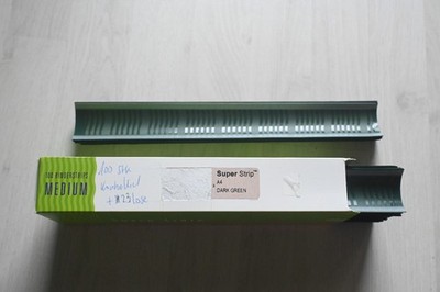 Fastback Thermo-Bindestreifen A4 Dunkelgrün Medium für FORMATIC Bindegeräte