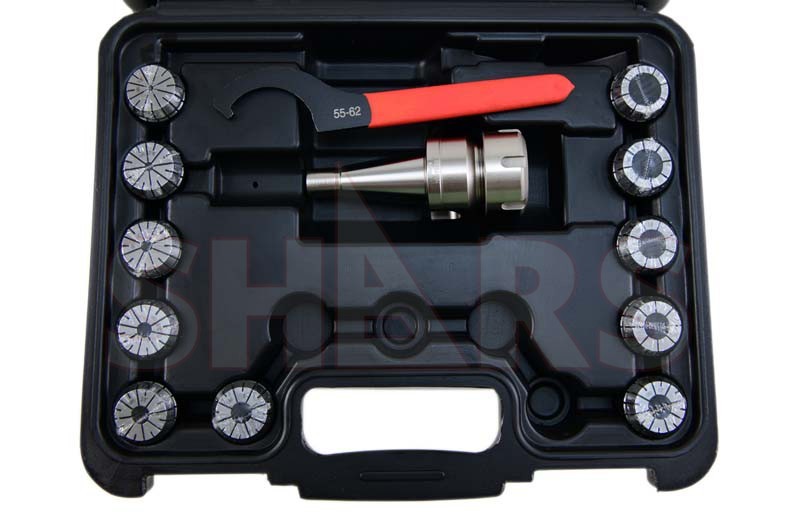 Shars NMTB 30 ER32 Collet Chuck Tool Holder Set .0005” Slotted R}