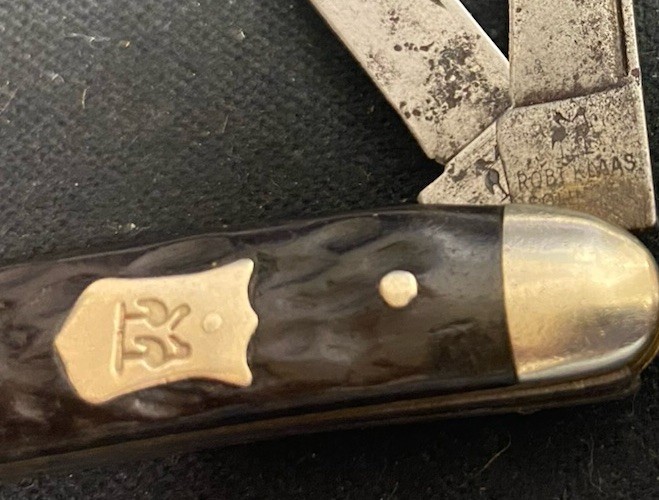 Robt Klaas Kissing Crane 1839XXII Stockman Knife, Jigged Black