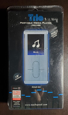 Mach Speed Trio V818 8GB Portable Media Player 1.8''LCD Screen New Sealed