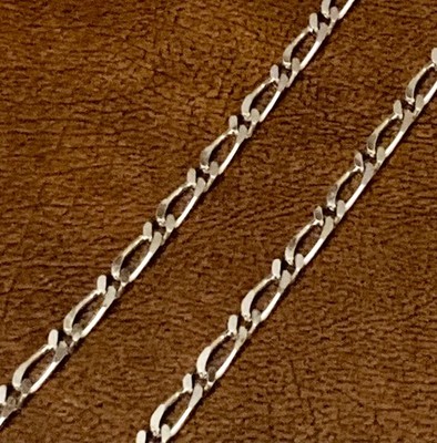 Vintage Monet Necklace Silver Tone Paper Clip Chain 31 