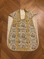 ANTICA PIANETA IN BROCCATO FIORATA