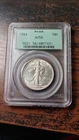 1944 Walking Liberty Half Dollar OGH Old Green Holder PCGS AU58 Everyman    4347