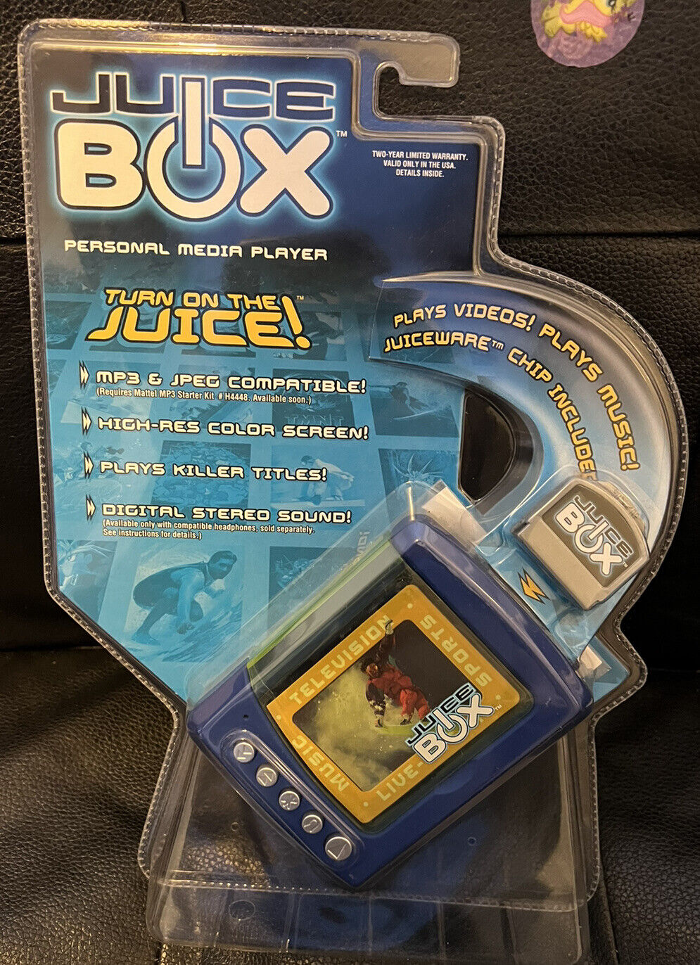 Mattel Juice Box Blue ( 512 MB ) Digital Media Player Red New In Box