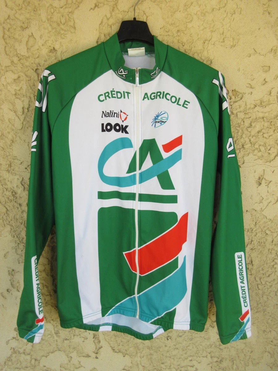 Maillot cyclisme vintage Crédit Agricole Nalini Look