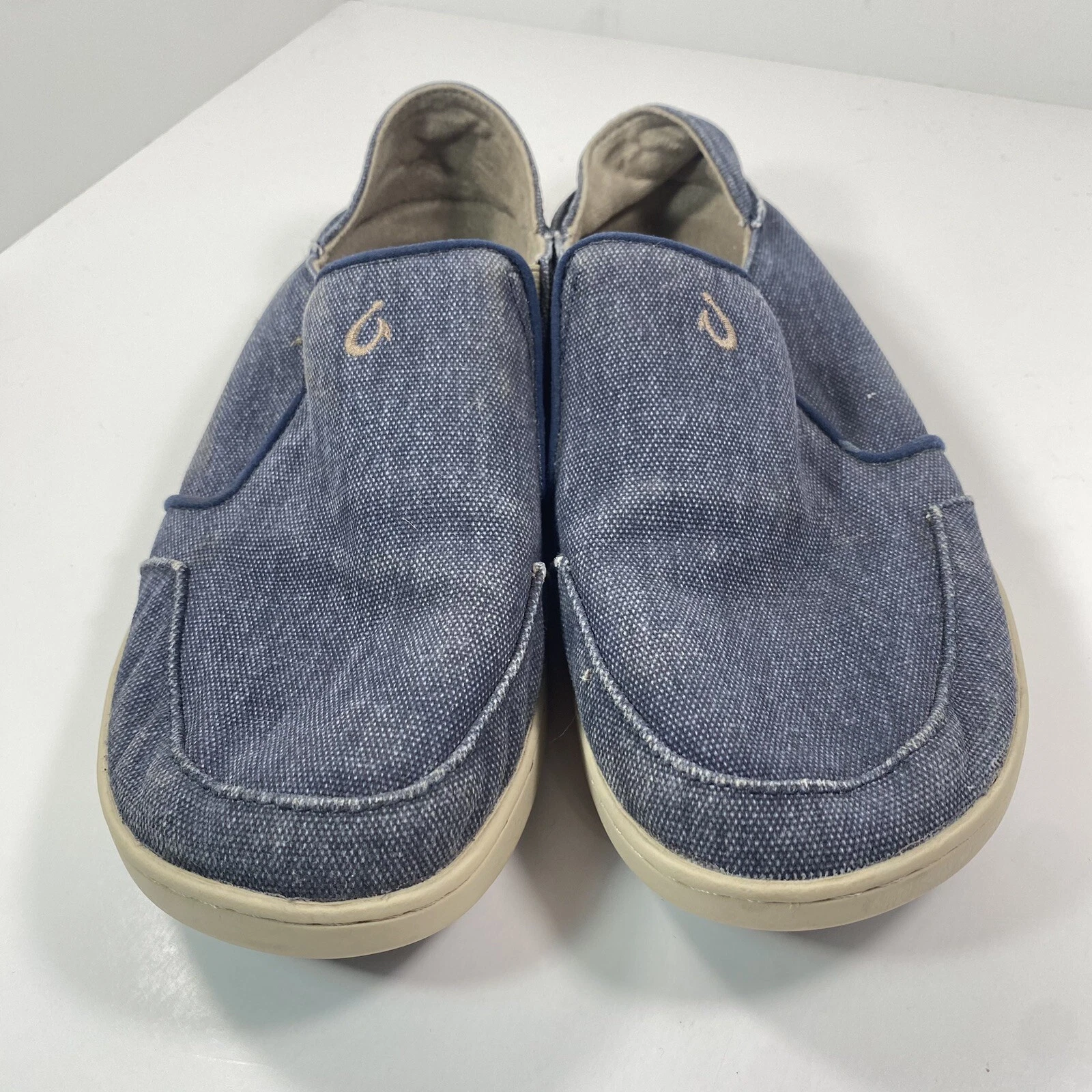olukai slip on casual boat loafers shoes