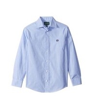 Lauren Ralph Lauren Boy's Classic Spread Collar Dress Shirt Big Kids - Blue