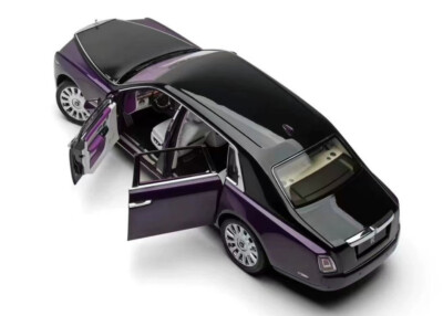 1/18 Rolls Royce Phantom 2024 all new limited Purple Diecast Fully