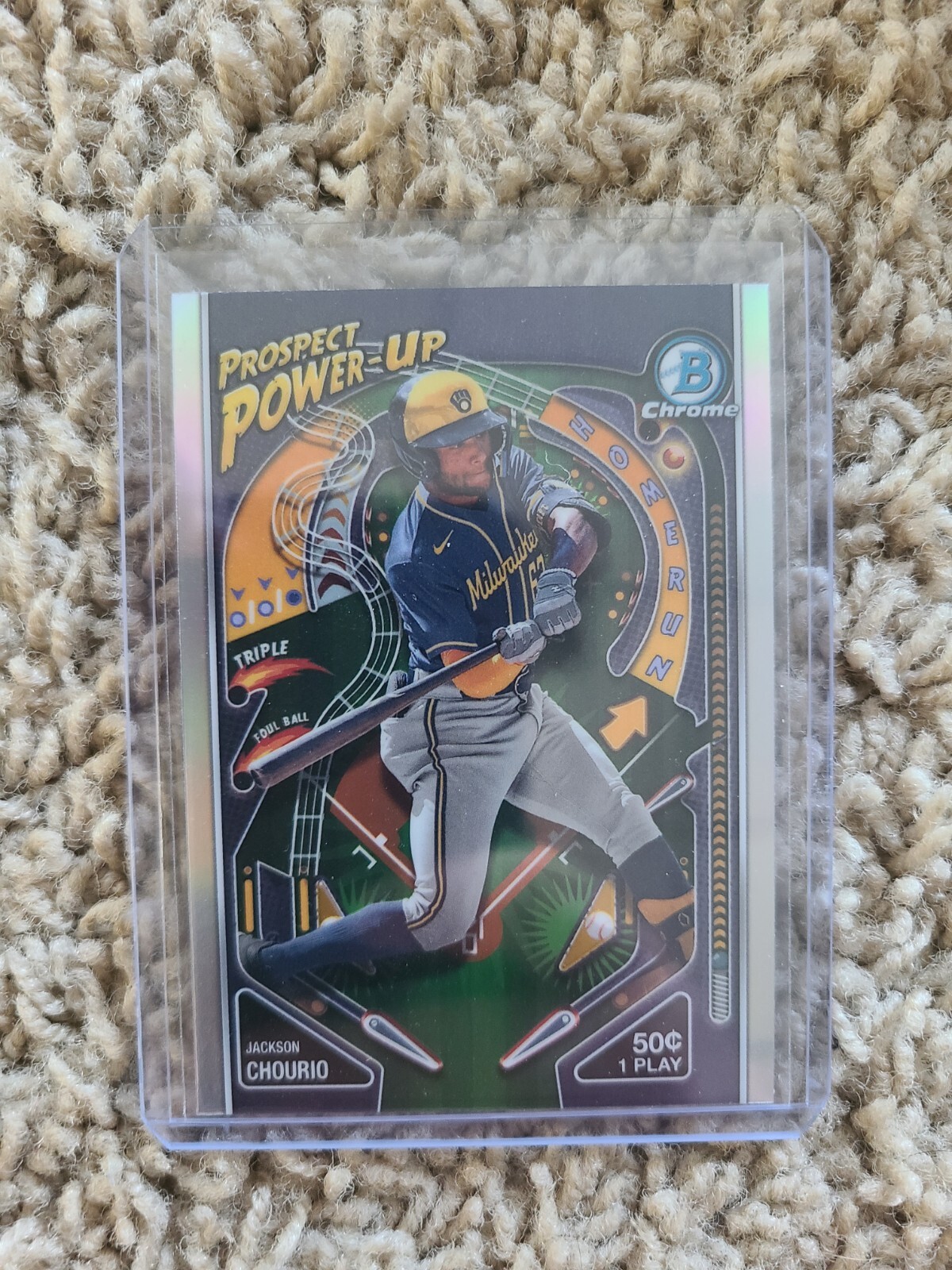 2024 Bowman - Prospect Power-Up #PP-6 Jackson Chourio (RC)