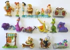 Rare Set n°18 Mini Plastic Figures THE FLINTSTONES 1999 (by Parmalat Italy)