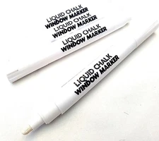 White Liquid Chalk Pens Marker For Glass Windows Chalkboard Blackboard Markers