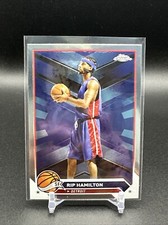 2023-24 Topps Chrome Detroit Basketball #109 Rip Hamilton Pistons