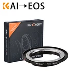 K&F CONCEPT Lens Mount Adapter For Nikon F/AF AI Lens to Canon EOS EF EF-S Mount