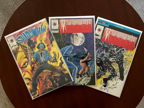 Shadowman #0 #2 #4 (Valiant 1992-94) Frank Miller Bob Hall David Lapham 9.4 NM