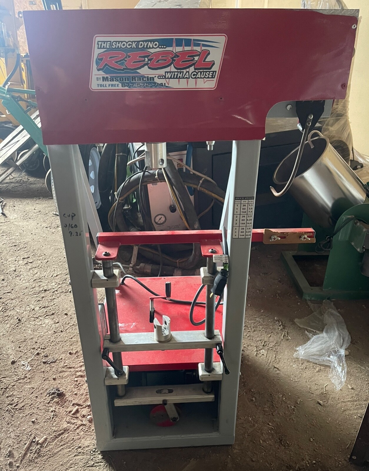 Rebel Shock Dyno Dynamometer Excellent Machine eBay