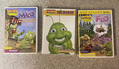 Max Lucado's Hermie And Friends Lot of 3 DVD's FLO HERMIE MILO | eBay