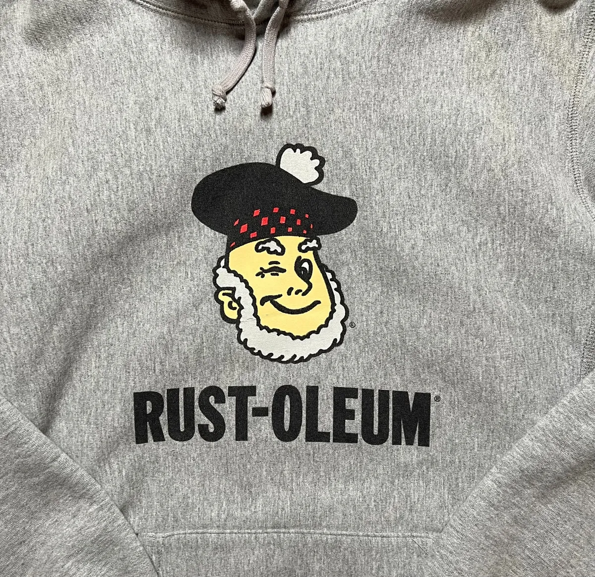Supreme Rust-oleum Hooded Sweatshirt Heather Grey Medium