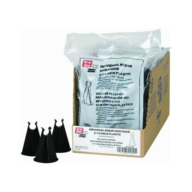 Grip Rite IHCP21420R Individual Rebar High Chair 20ct for sale online