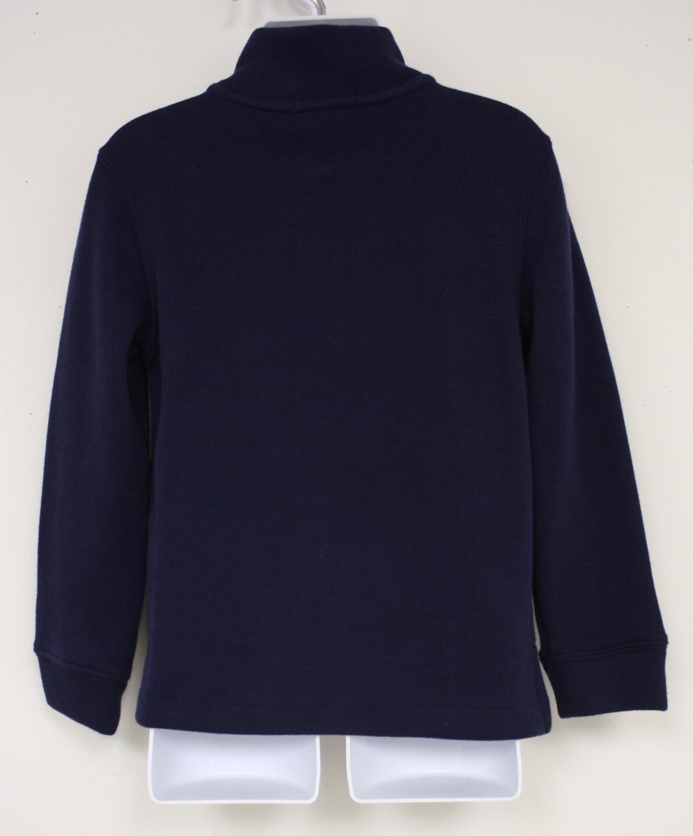 Ralph Lauren Navy Blue Knit Pullover Size 4 Red Pony Logo