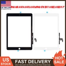 For iPad 5th Gen 2017 A1822 A1823 Touch Screen Panel Replacement Touch White