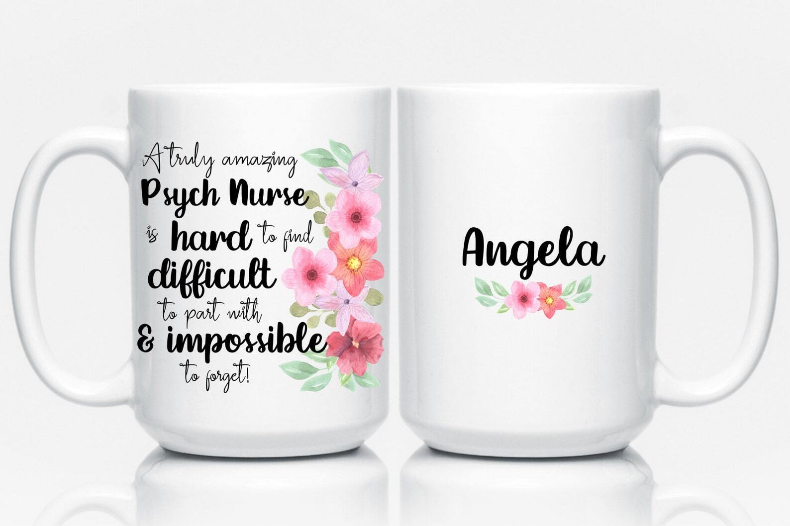 Personalized Psych Nurse Gift Thank You Gift Appreciation Gift Christmas Gift