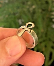 Egyptian Ankh Key to life and longevity Solid Silver ring