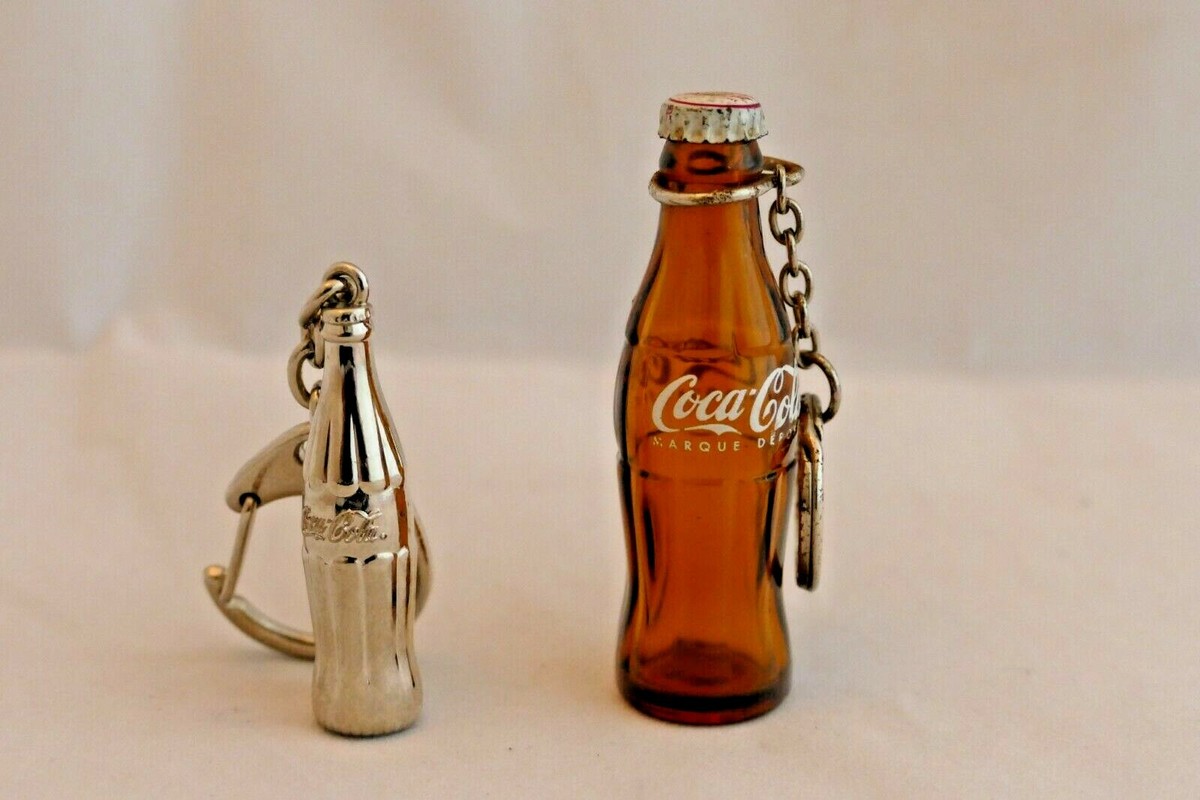 Porte-clés Bouteille De Coca Avec Pendentif Lettre – Alliage Zinc – Cadeau Fun Pour Ami(e), Femme, Homme