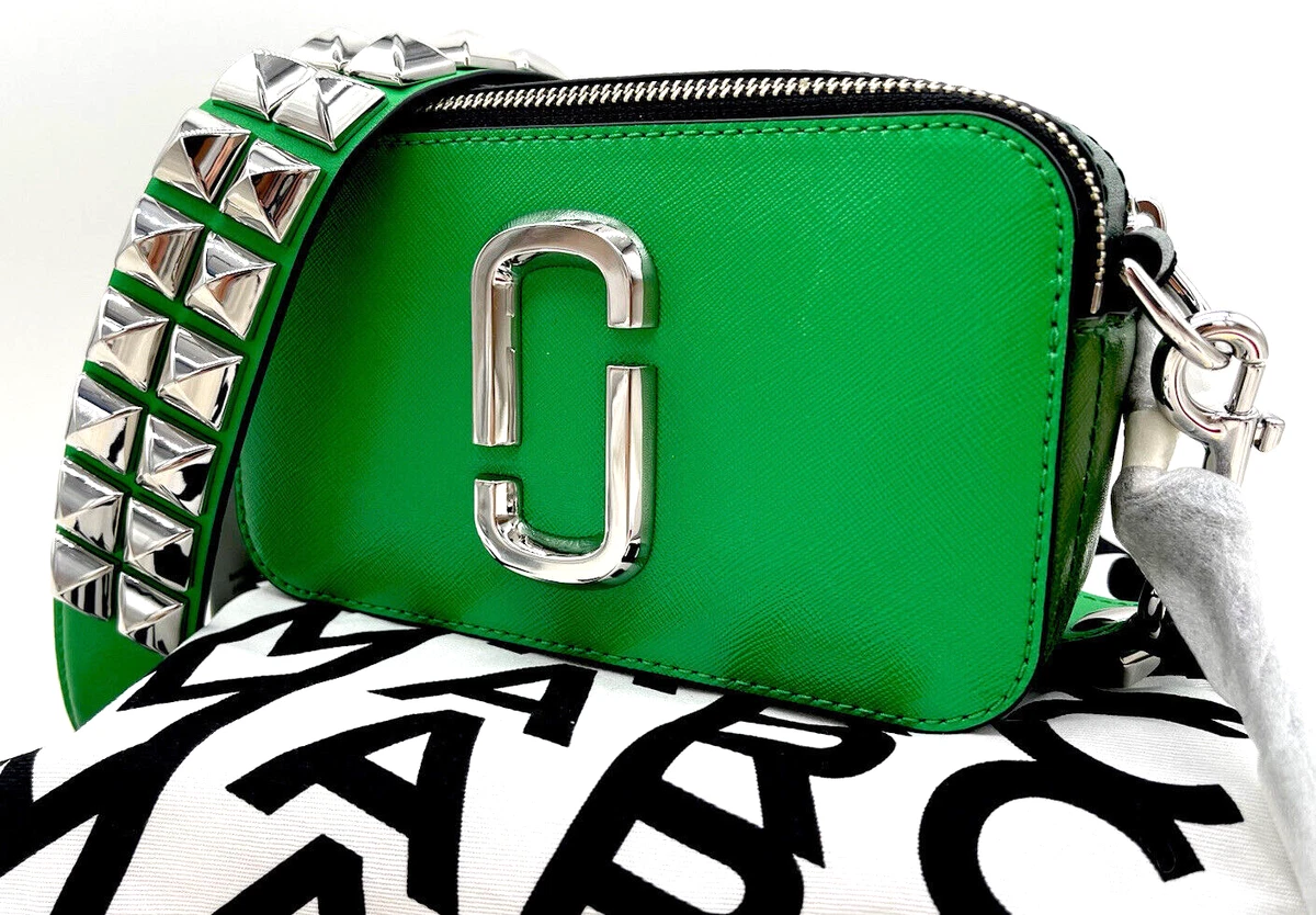 The Snapshot Studded Camera Bag in Green - Marc Jacobs