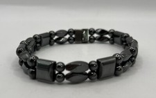 Hematite Magnetic Therapy Anklet 9.5 Long. Helps Pain, Anxiety, Circulation