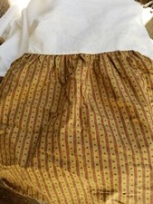Chaps Ralph Lauren Striped King Sz Bed Skirt Dust Ruffle 14' Drop