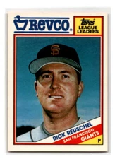1988 Topps Revco League Leaders - #13 - Rick Reuschel - San Francisco Giants