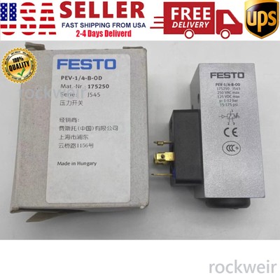 New Festo PEV-1/4-B-OD 175250 Pressure switch